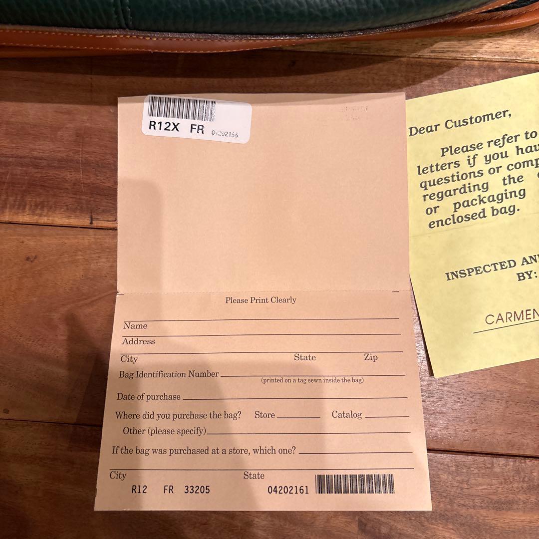 美品✨本革✨Dooney & Bourke✨レザー✨ショルダーバッグ✨グリーン