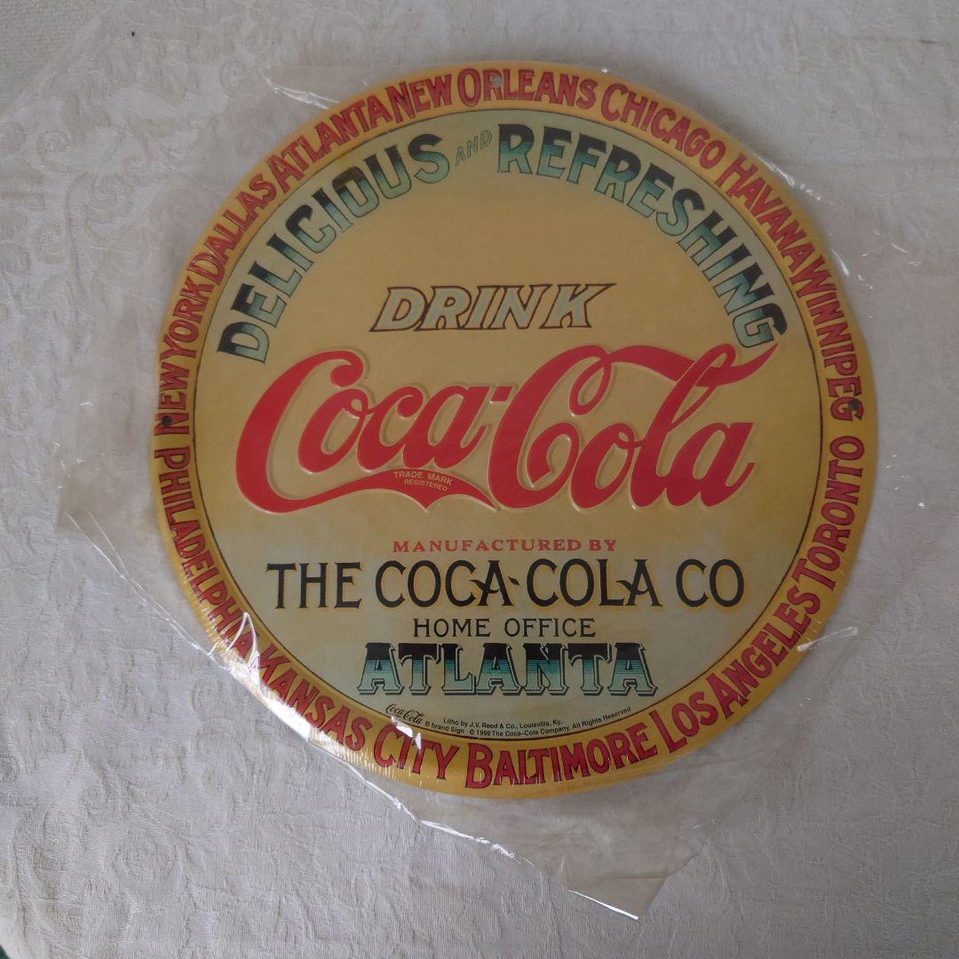 コカコーラ　ヴィンテージ　【レトロ】ブリキ看板　当時物　1999年　アメリカ購入
