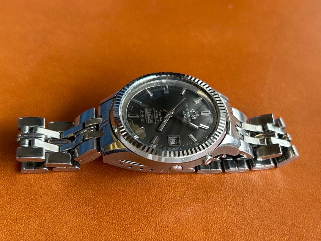 ◇ポワロ◇ オリエント　ウィークリーオート　19石　極美品