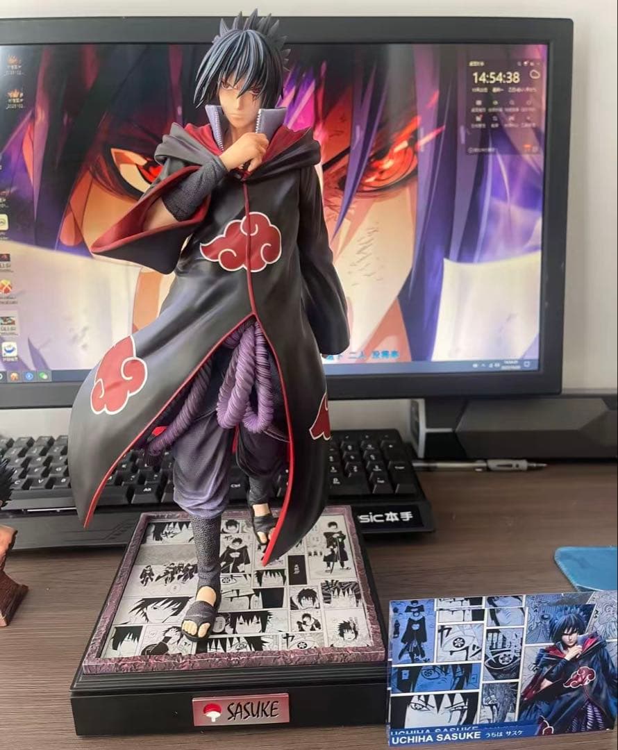 ナルト うちはサスケ ガレージキット ガレキ スタチュー⑦④