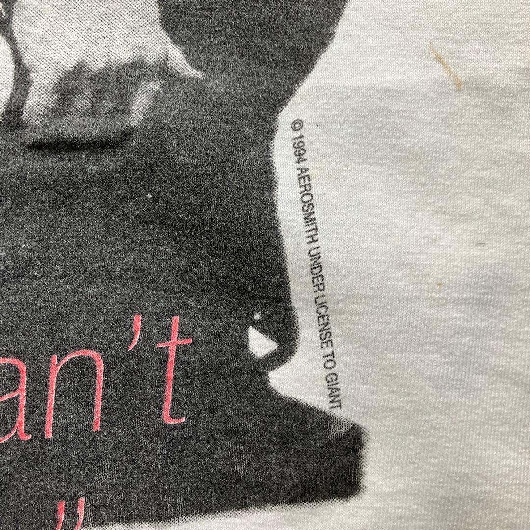 90s AEROSMITH GET A GRIP XL オーバープリント 総柄