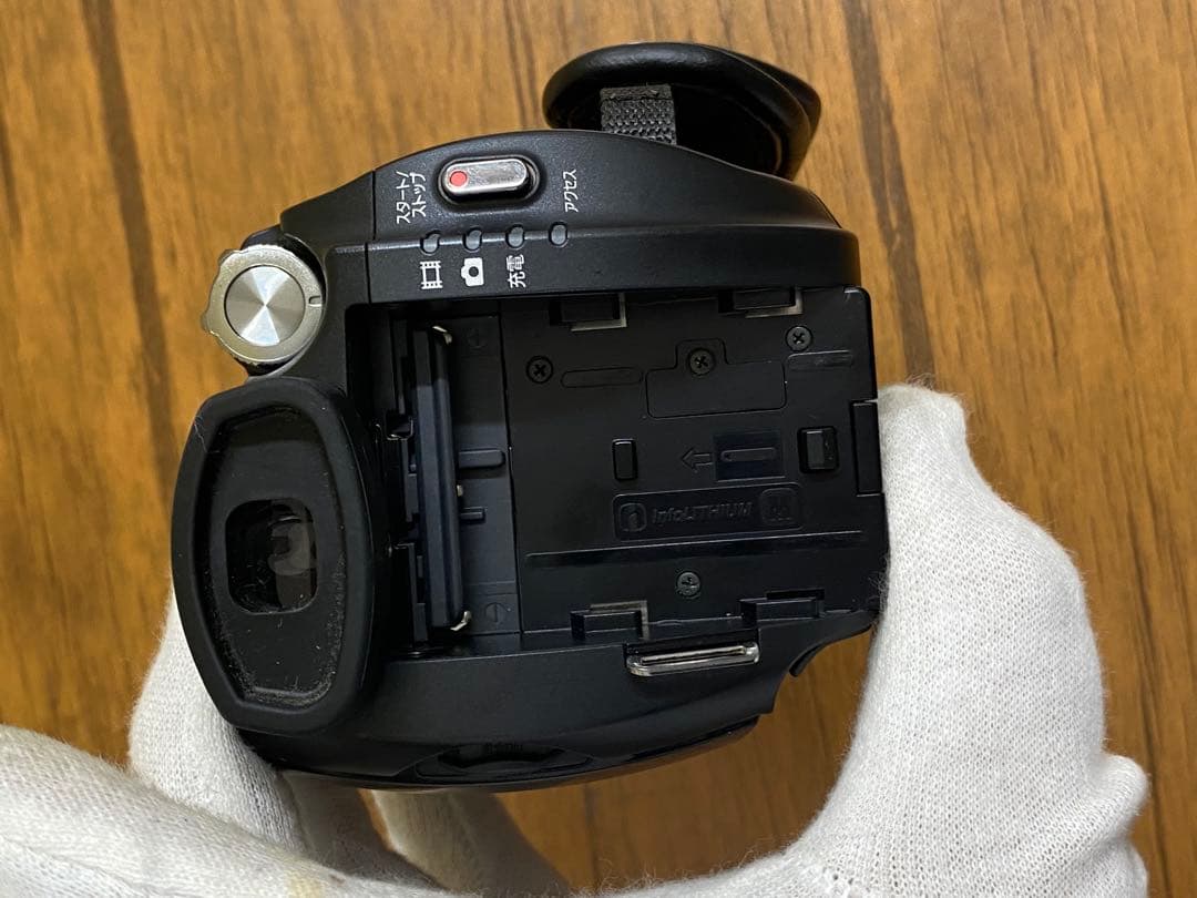 【WR】SONY HDR-SR1 ビデオカメラ 箱付属品有　別売キット付　稼動品