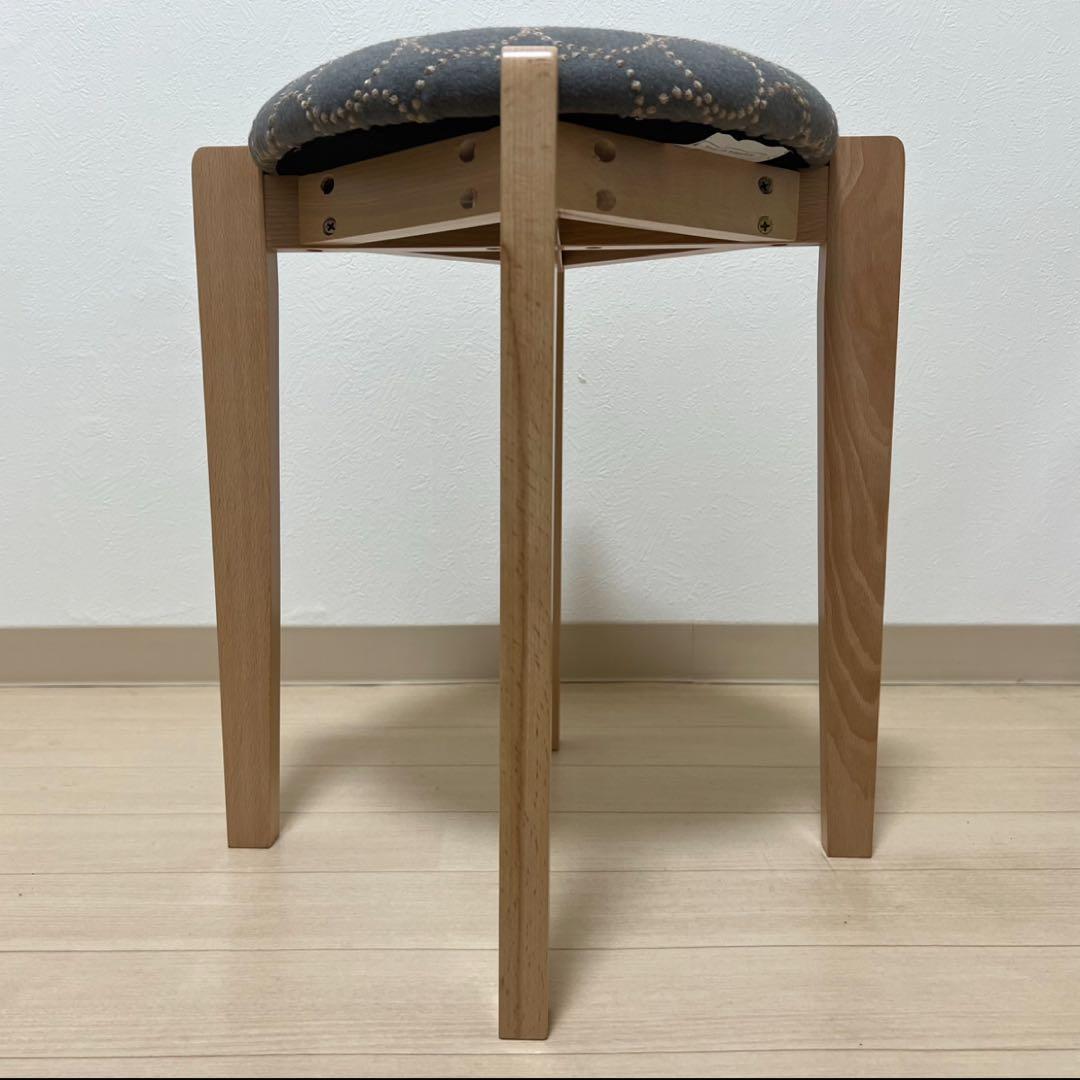 ミナペルホネン dop タンバリン 角脚 スツール 【グレー】椅子 スタッキング