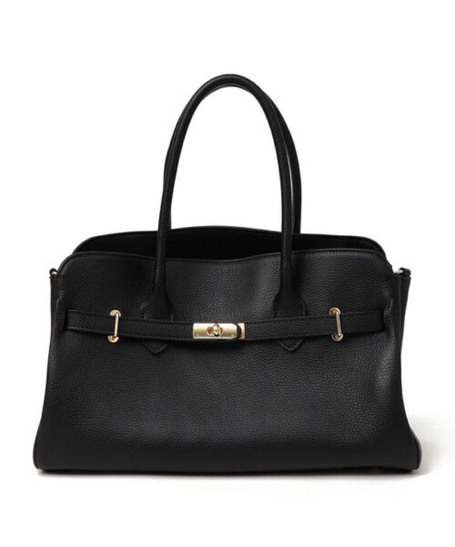 ミロスレザー ショルダーバッグ黒