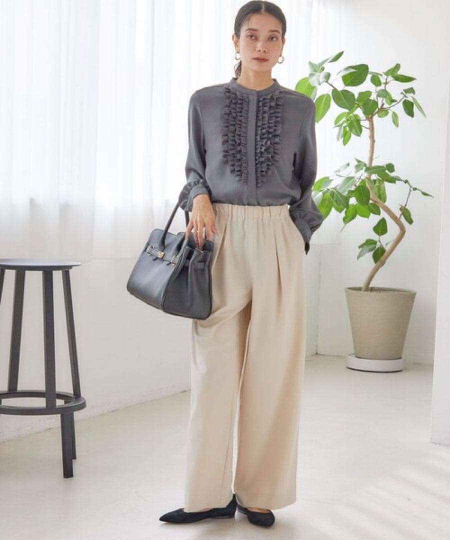 ミロスレザー ショルダーバッグ黒