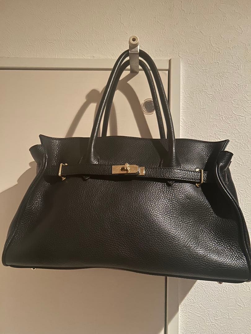 ミロスレザー ショルダーバッグ黒