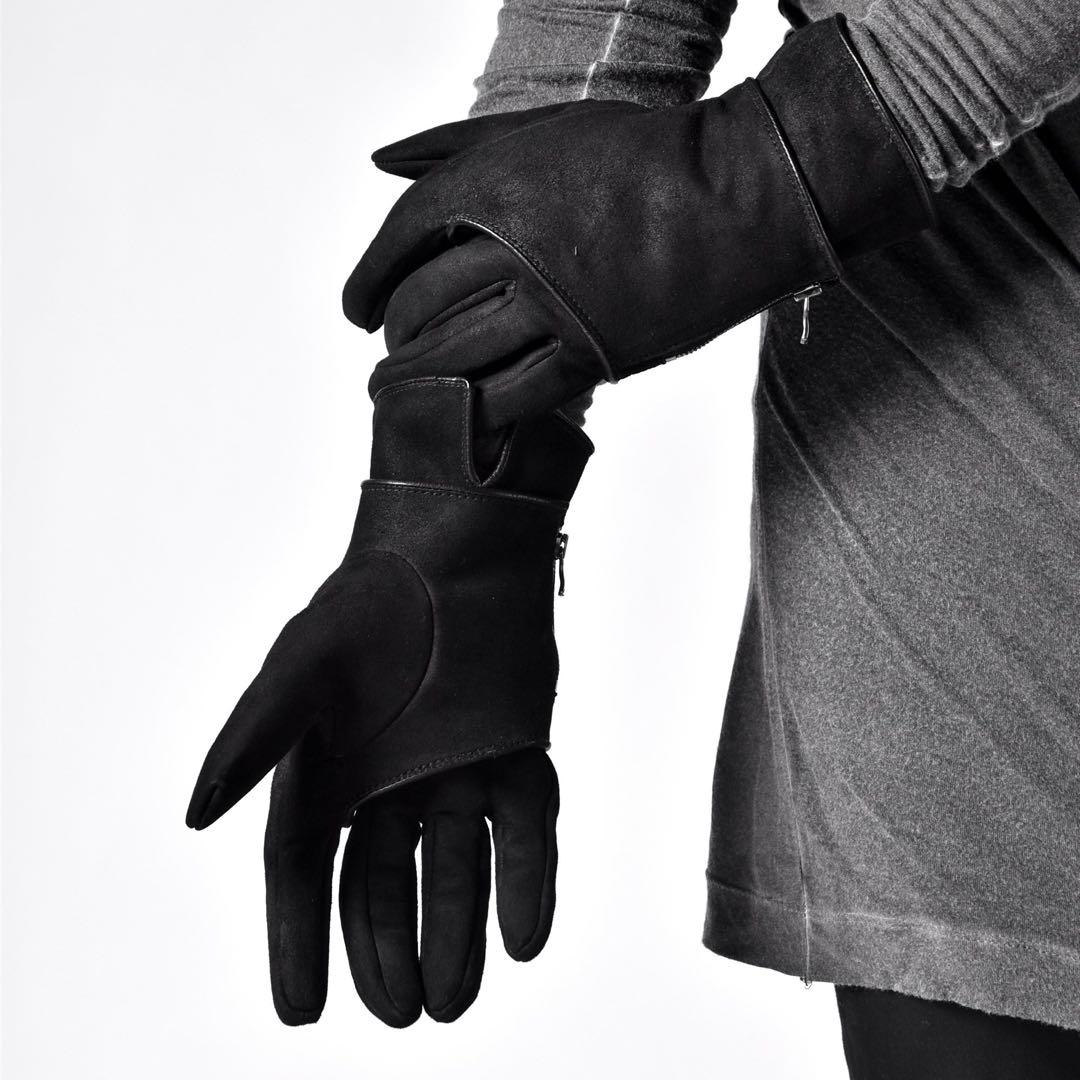 The Viridi-anne ビリジアン レザーグローブ 手袋 ヌバック