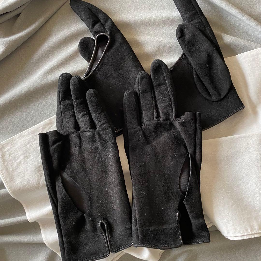 The Viridi-anne ビリジアン レザーグローブ 手袋 ヌバック