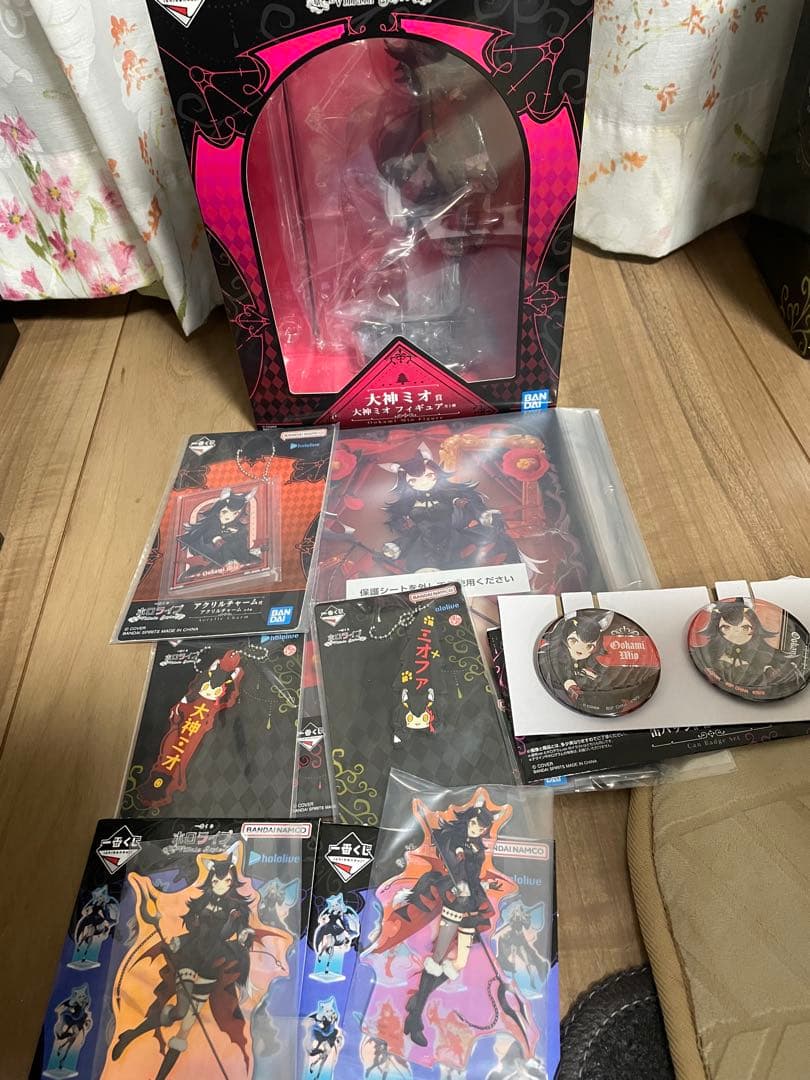 ホロライブ　一番くじ　大神ミオ　セミコンプセット　8点　フィギュア　他