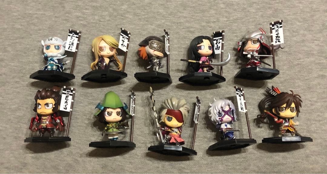 戦国BASARA フィギュア　10体　ケースつき　ワングランデフィギュア