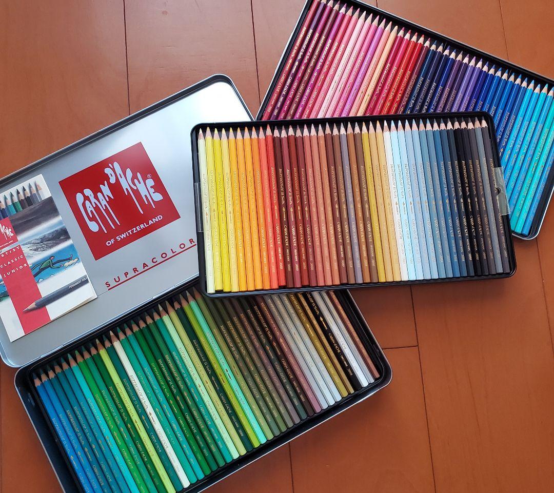 【Caran d'Ache】カランダッシュ 色鉛筆 120色 スプラカラーソフト
