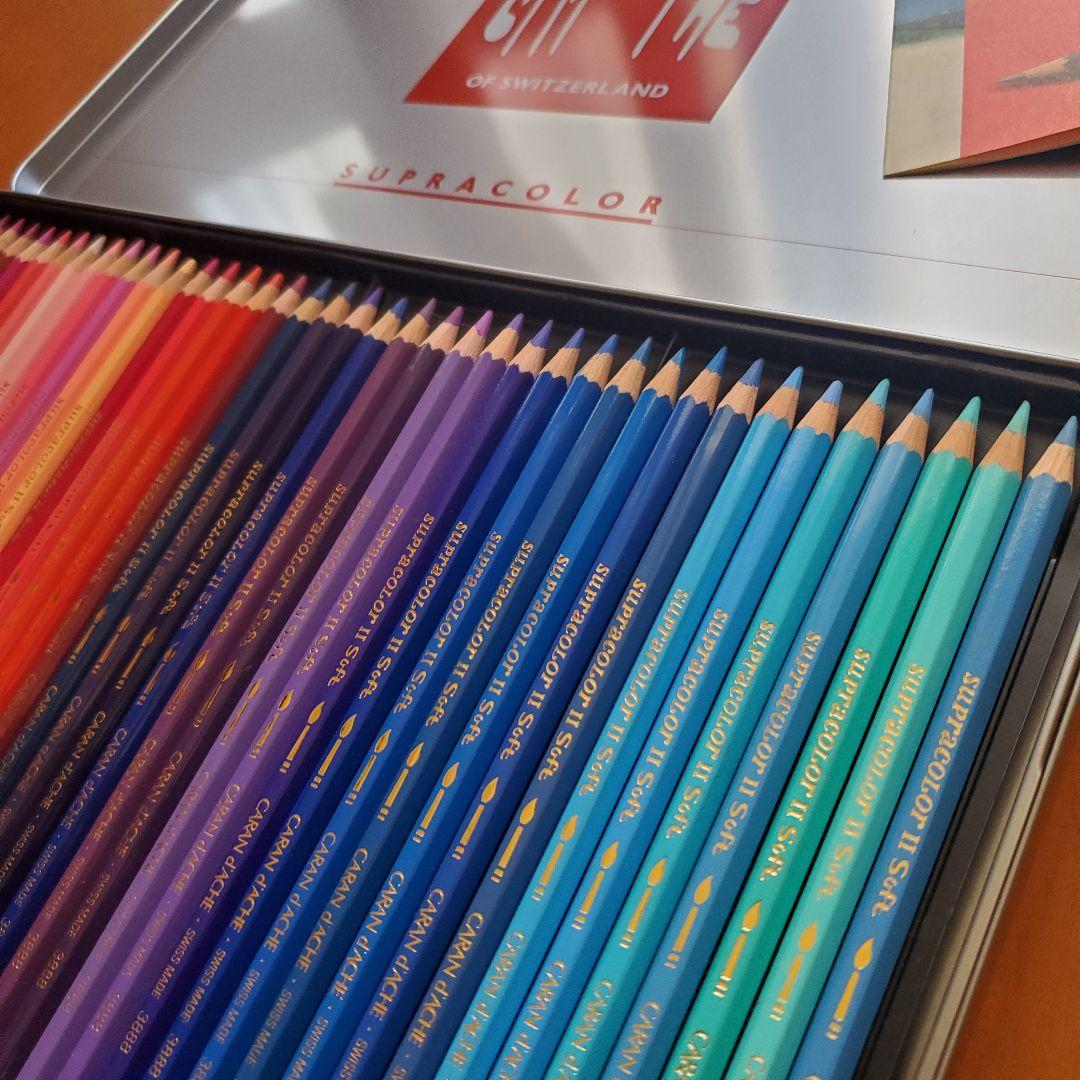 【Caran d'Ache】カランダッシュ 色鉛筆 120色 スプラカラーソフト
