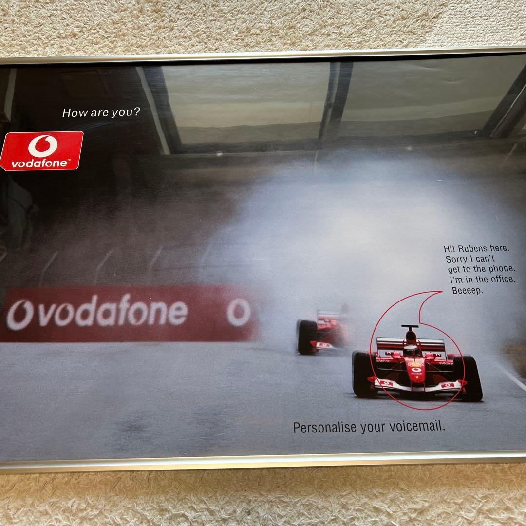 Vodafone Ferrari Racing 広告ポスター大判非売品3枚セット