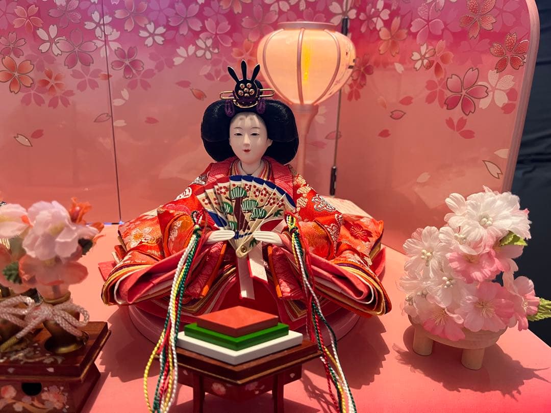 ひな祭り 雛人形セット 桜模様