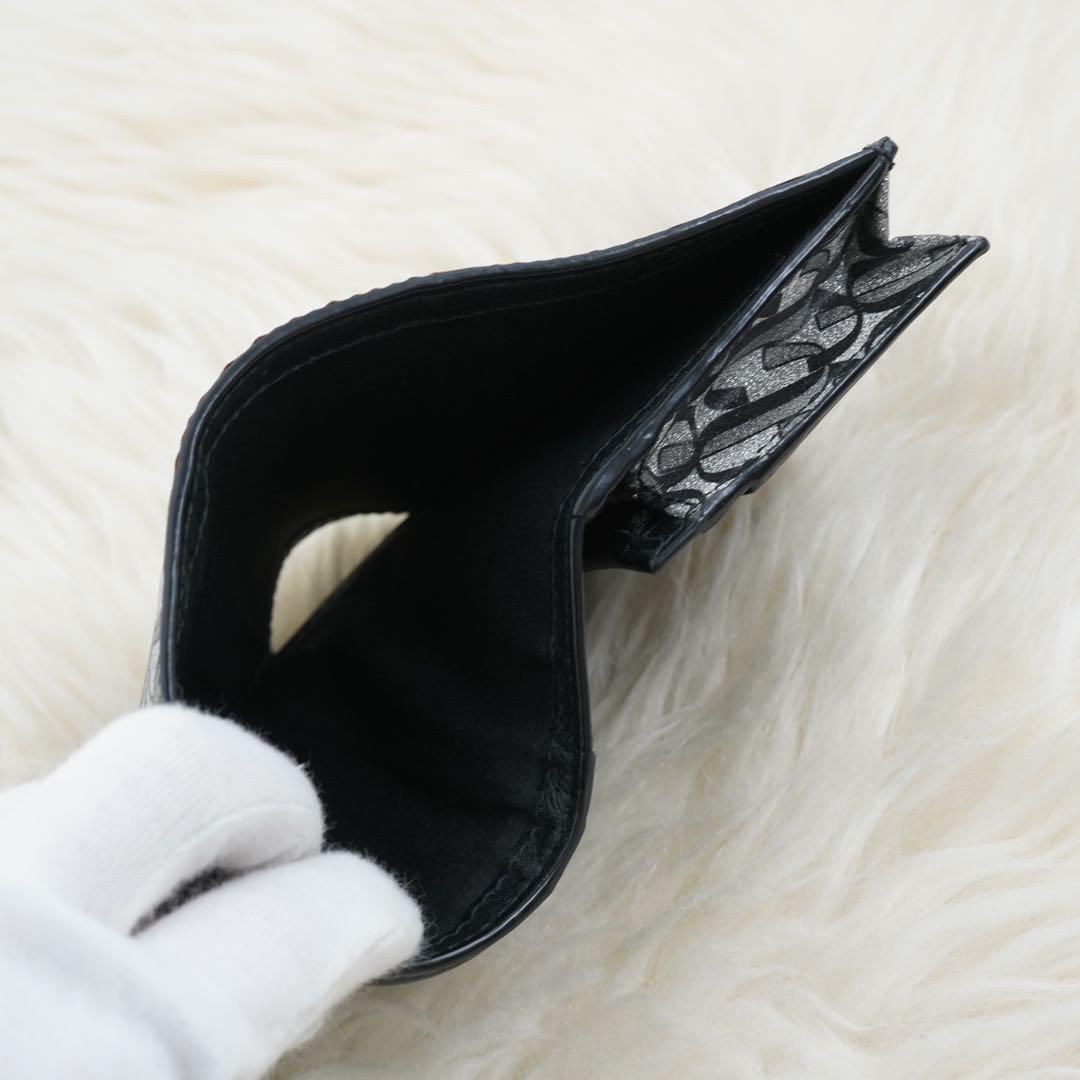 ほぼ未使用品　箱・タグ付き　jimmy choo ジミーチュウ　折り財布　ロゴ