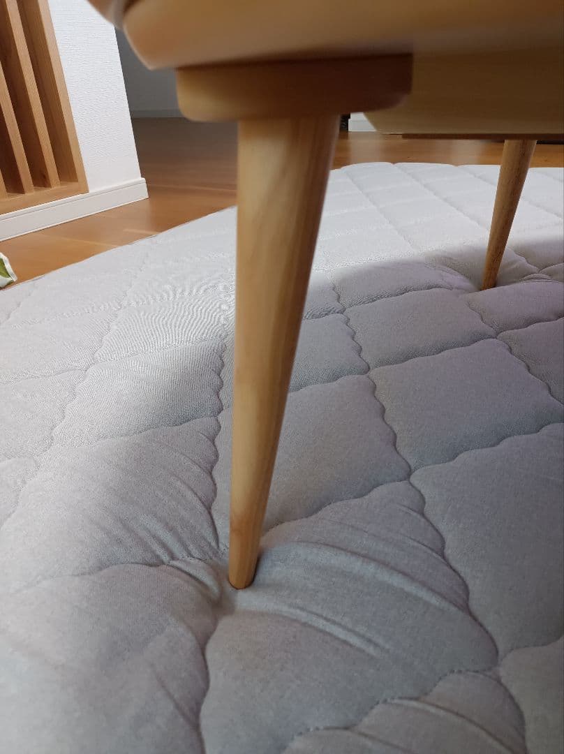 こたつ　 日本製　国産　円形　丸型　 天然木　ナチュラル　新品同様