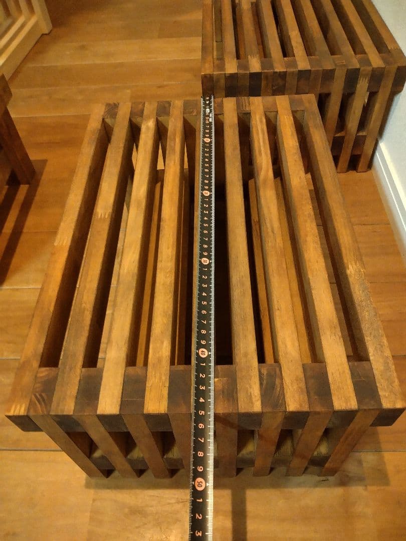 木製　ハンドメイド　オーダー　水槽台　アクアラック　ワトコオイル　金魚