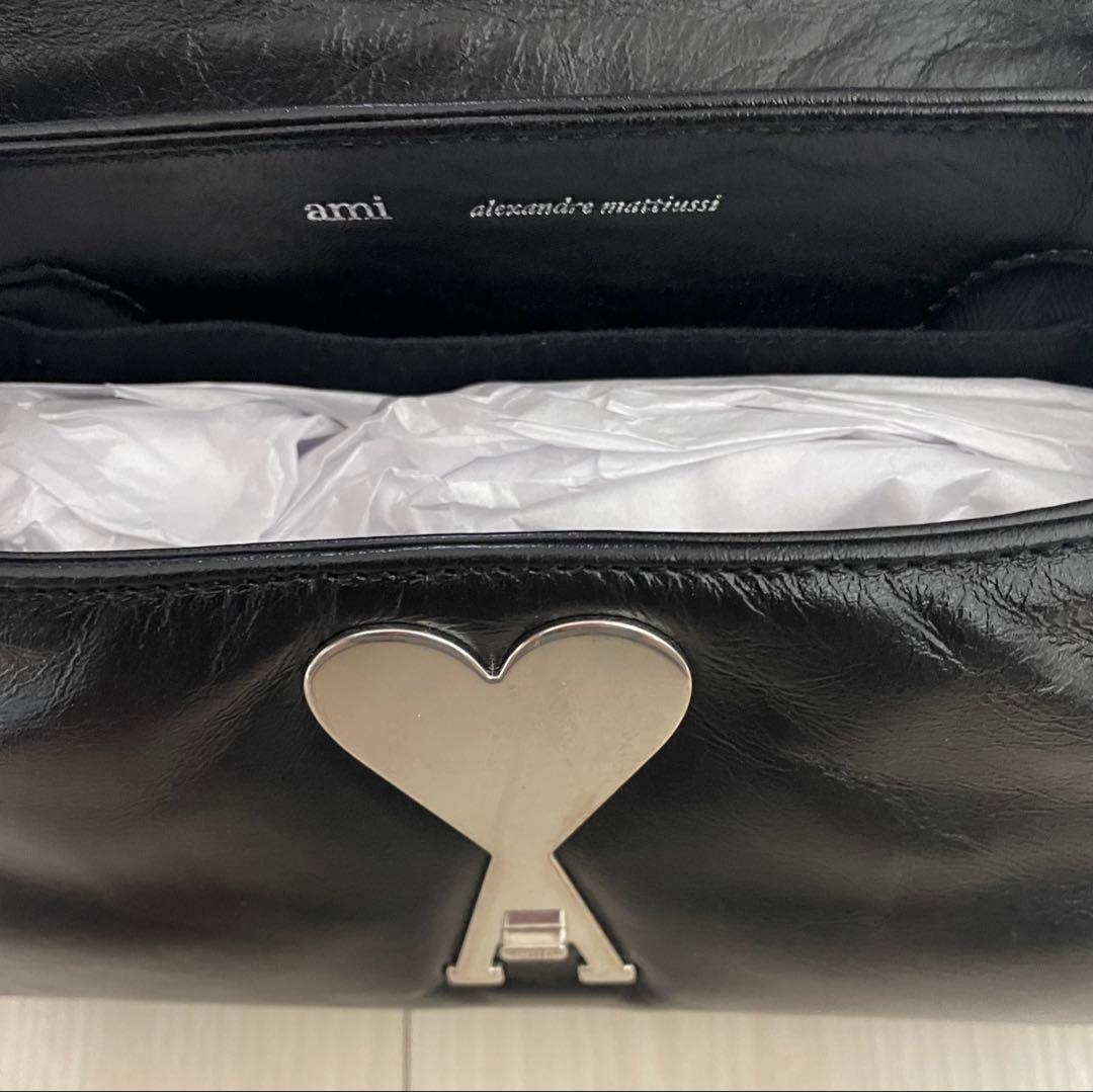 AMI PARIS黒 ショルダーバッグ