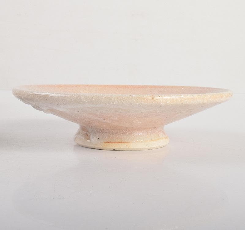 志野焼　加藤春鼎　志野銘々皿　五客　共箱　V　R5015C