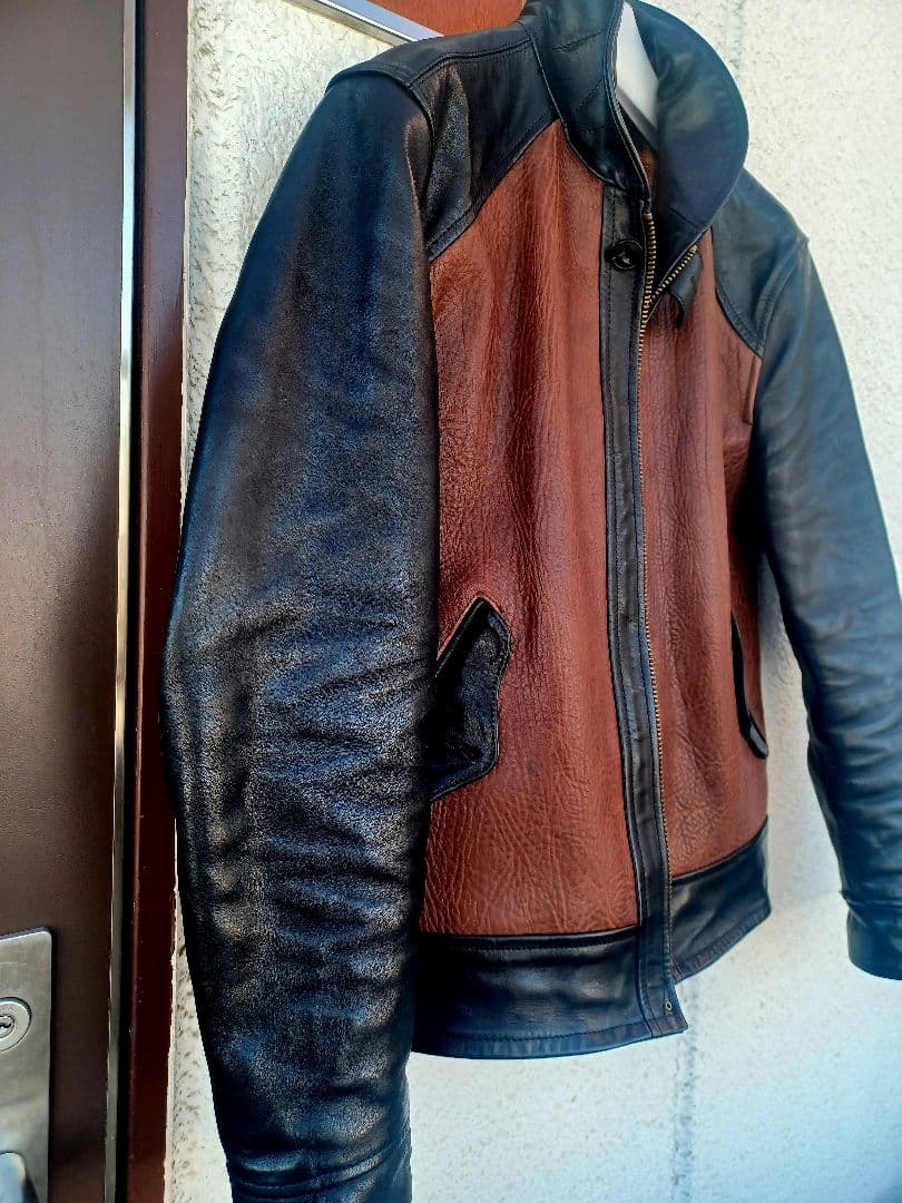 1/17(土)迄の特価！雰囲気抜群『CIDU LEATHERS』水牛革馬革コンビ