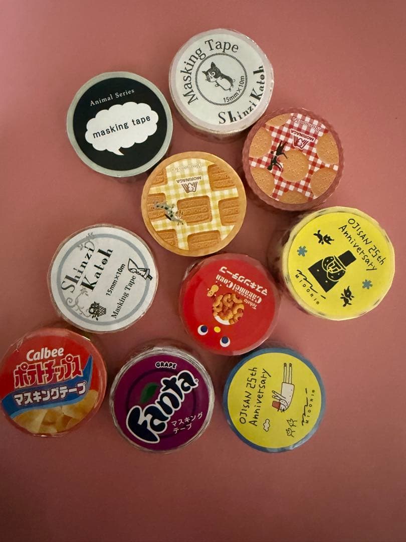 マスキングテープ セット 多様なデザイン　表現社、倉敷意匠計画室、フロンティア等