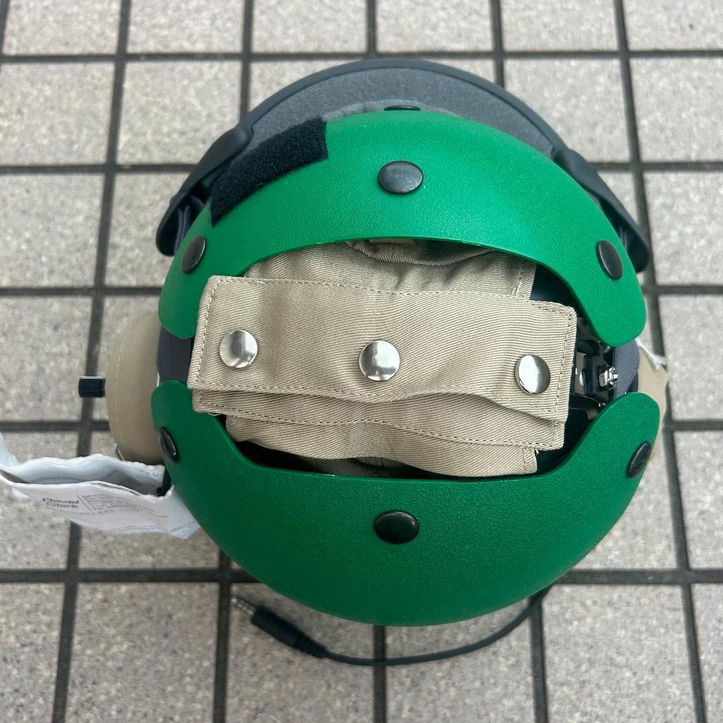 米軍　デッキクルーヘルメット　FLIGHT DECK　グリーン　ミリタリー