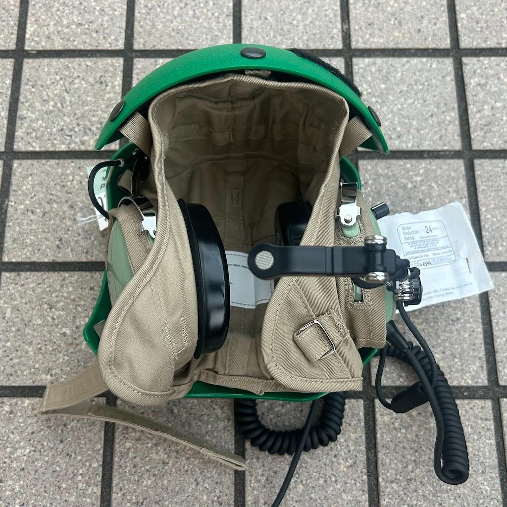 米軍　デッキクルーヘルメット　FLIGHT DECK　グリーン　ミリタリー