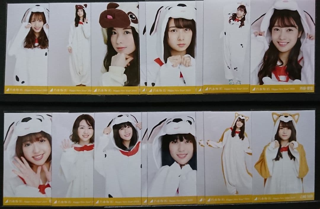 乃木坂46 生写真 
2018干支 戌(2018 Happy New Year)