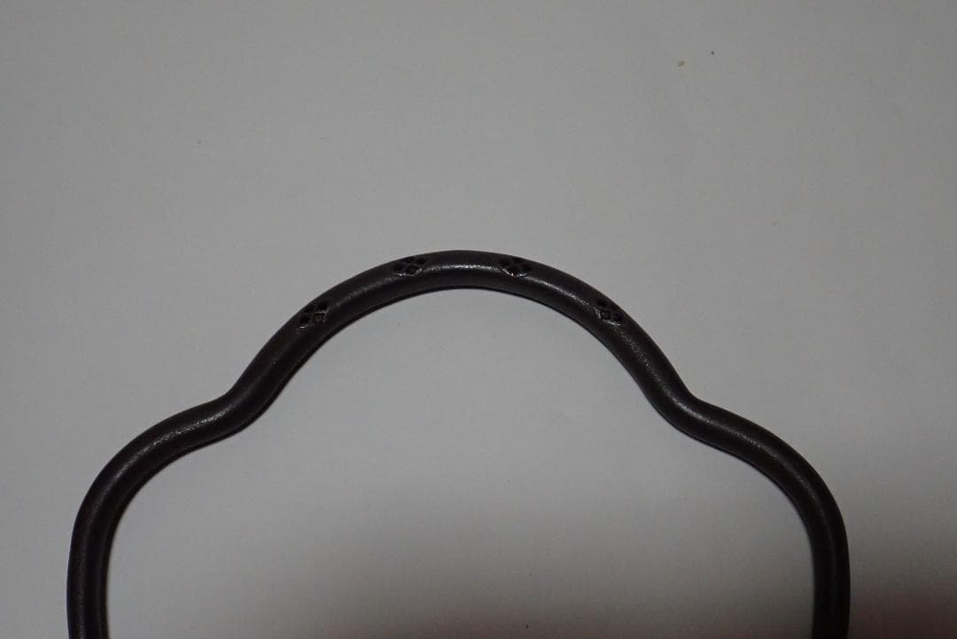 釜釣り 宗山 透かし入 菊桐金象嵌