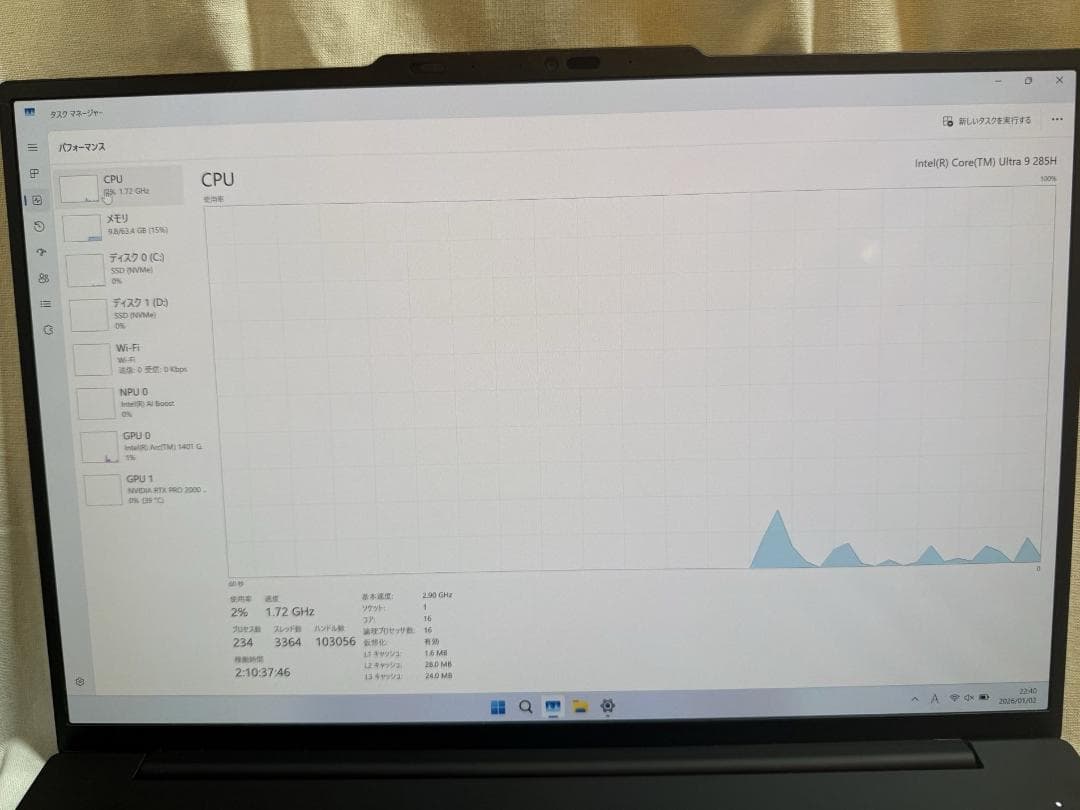 定価76万 ThinkPad P1 Gen8 Ultra9 64GB 有機EL