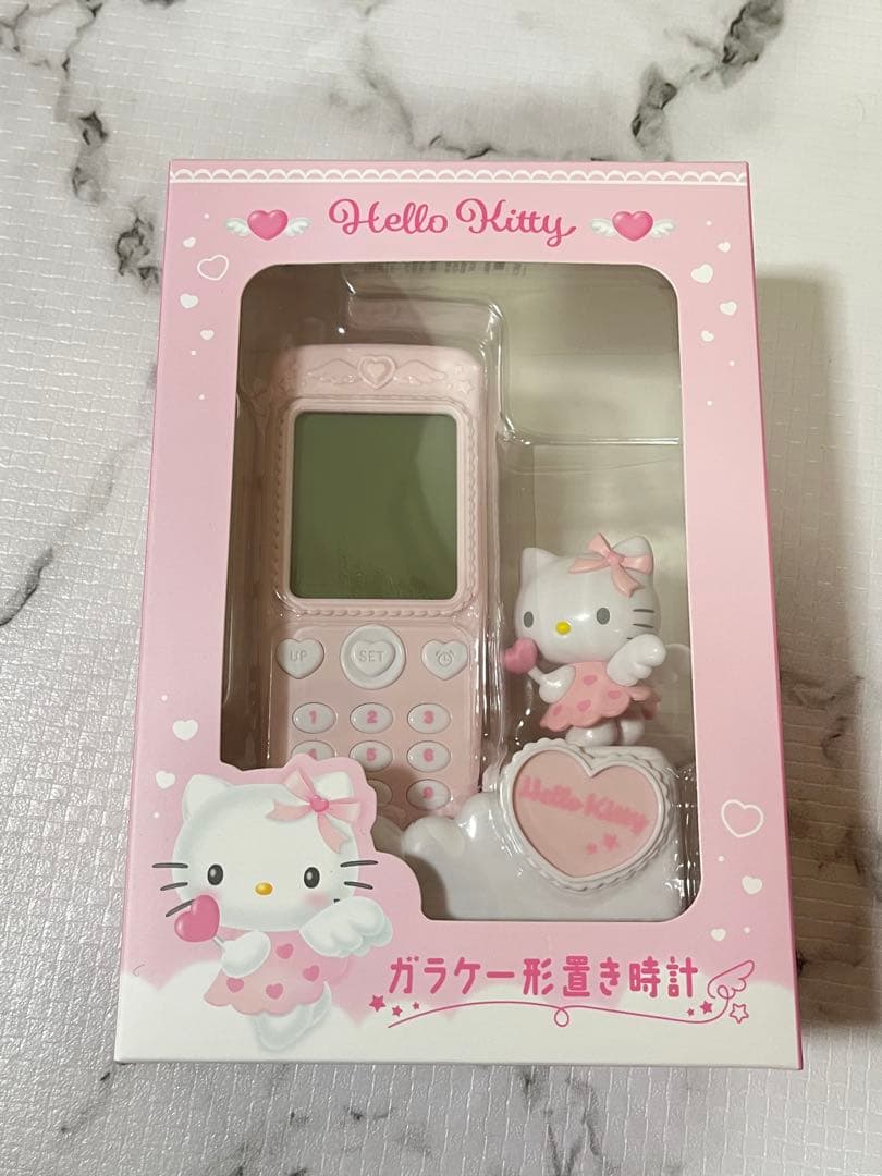 サンリオ ガラケー形 置き時計 ハローキティ