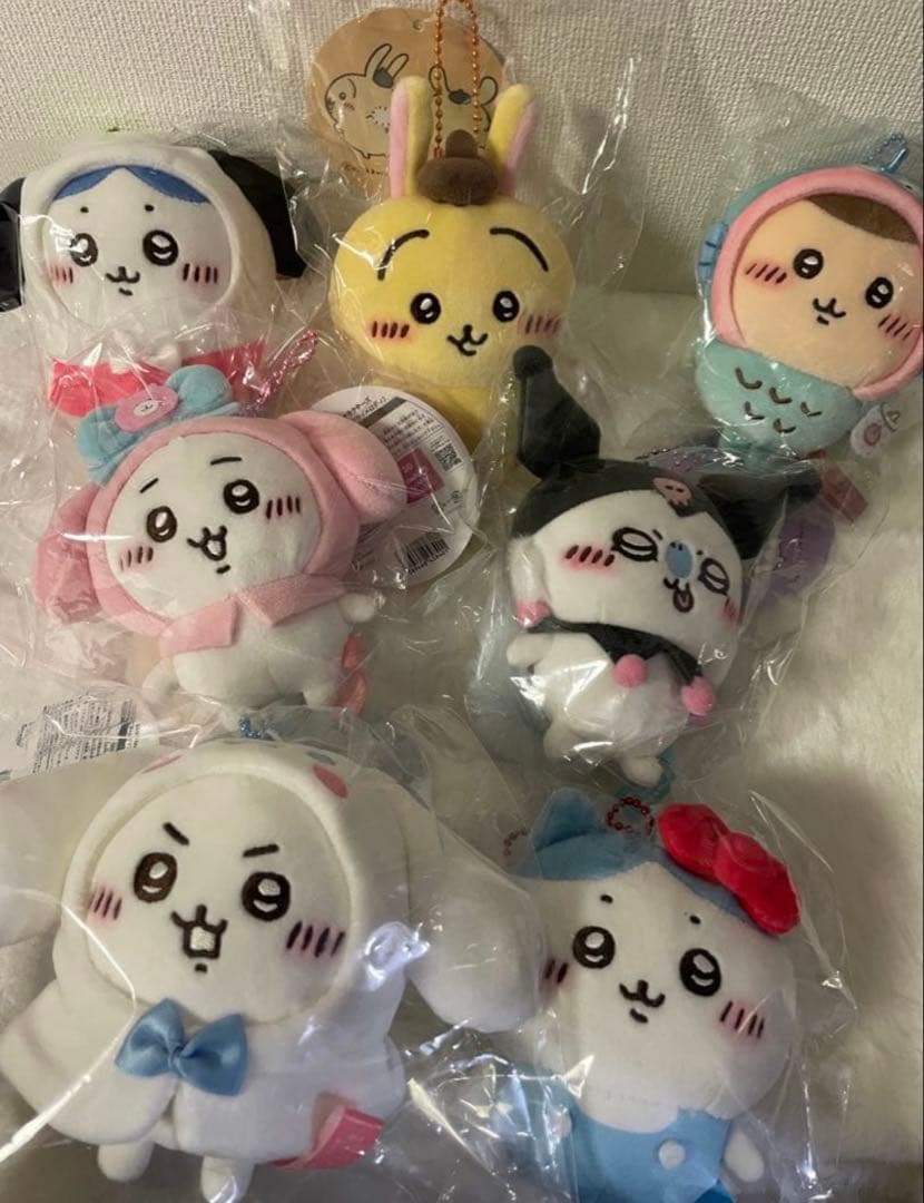 ぷちミニマスコット 7種セット ちいかわ サンリオキャラクター コラボ 第1弾