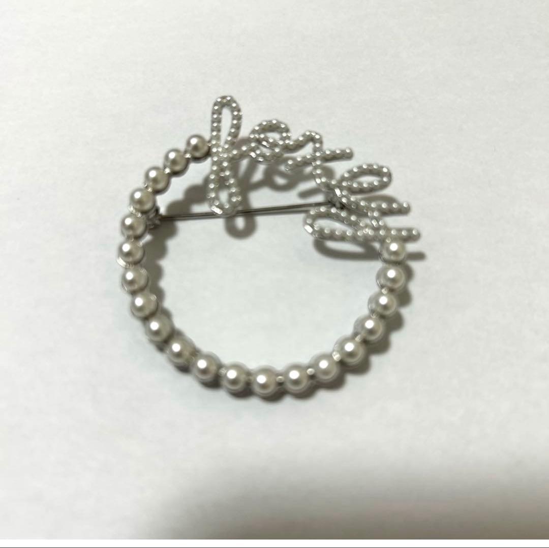 フォクシー　ブローチ　パール　44319 BROOCH \"ANNEAU\"