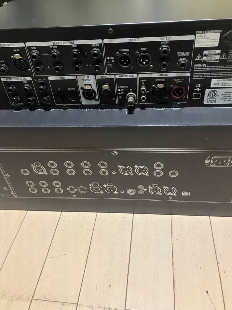 ギター LINE6 HELIX RACK + CONTROL