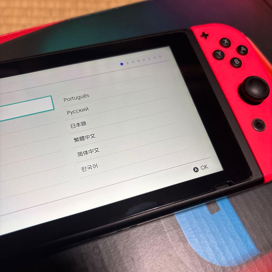 k*4様 Nintendo Switch ネオンブルー/ネオンレッド 本体　訳あ