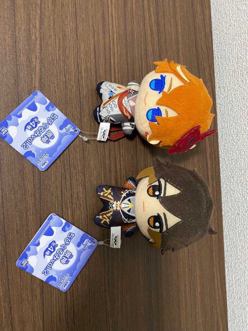 原神 鍾離 タルタリヤちびぐるみ vol.2 ぬいぐるみ マスコット タグ付き