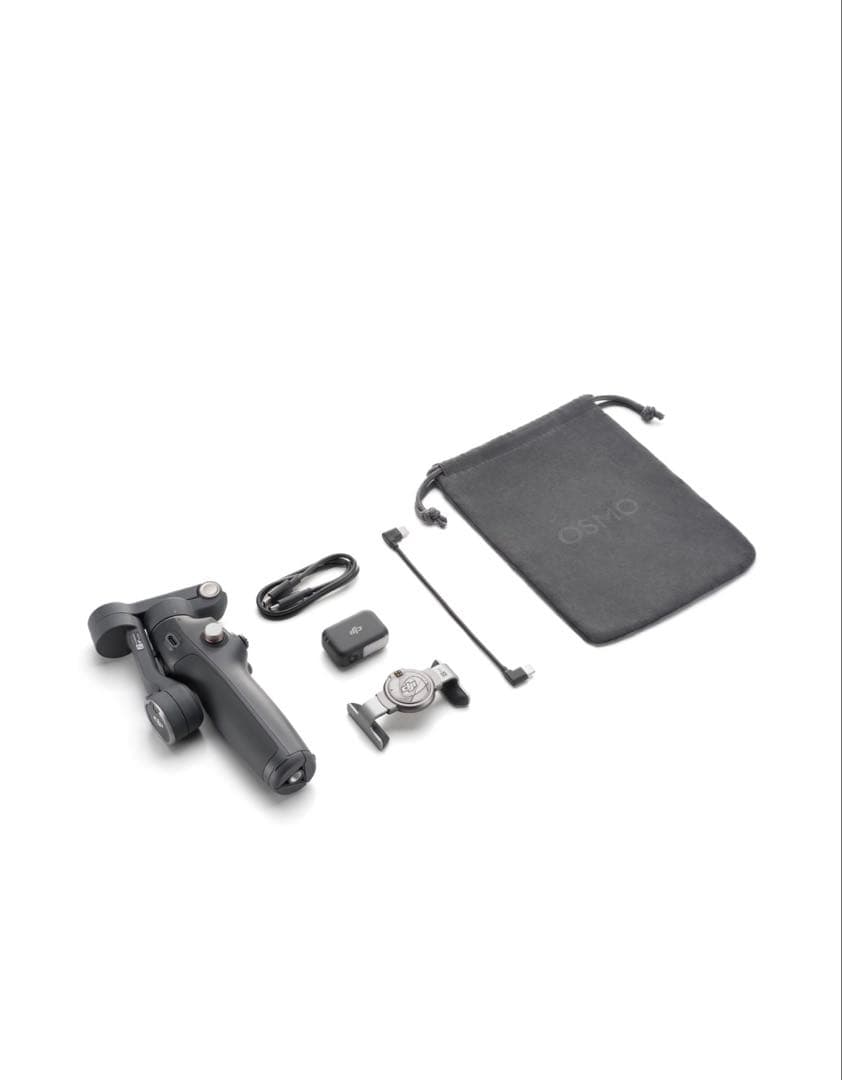 最新　DJI OSMO MOBILE 8 スマホ用ジンバル　ライト付き　自撮り棒