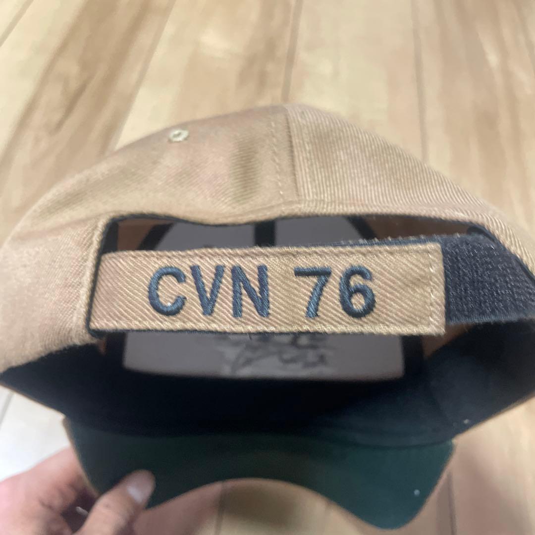 ロナルドレーガン　キャップ　米軍放出品　USNAVY CVN76 空母