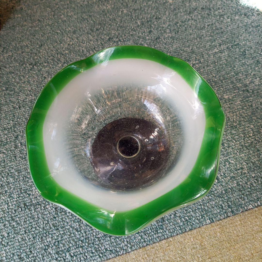 アンティーク　ガラス　かき氷皿　置物　飾り