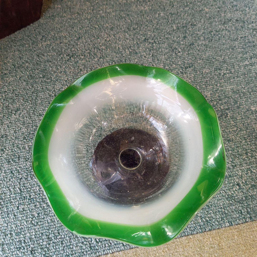 アンティーク　ガラス　かき氷皿　置物　飾り