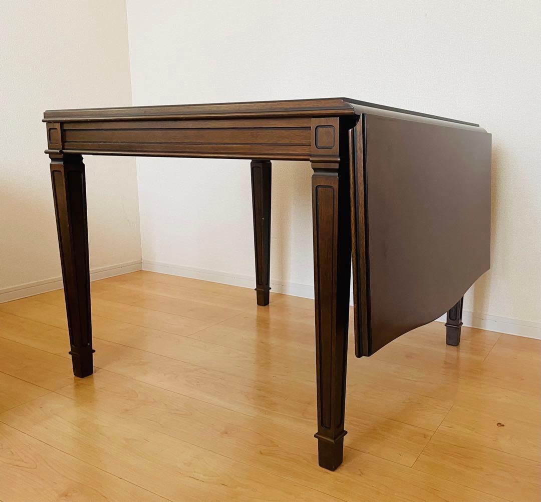 【美品】マルニ木工 地中海ロイヤルシリーズ 伸長式 ダイニングテーブル　送料込