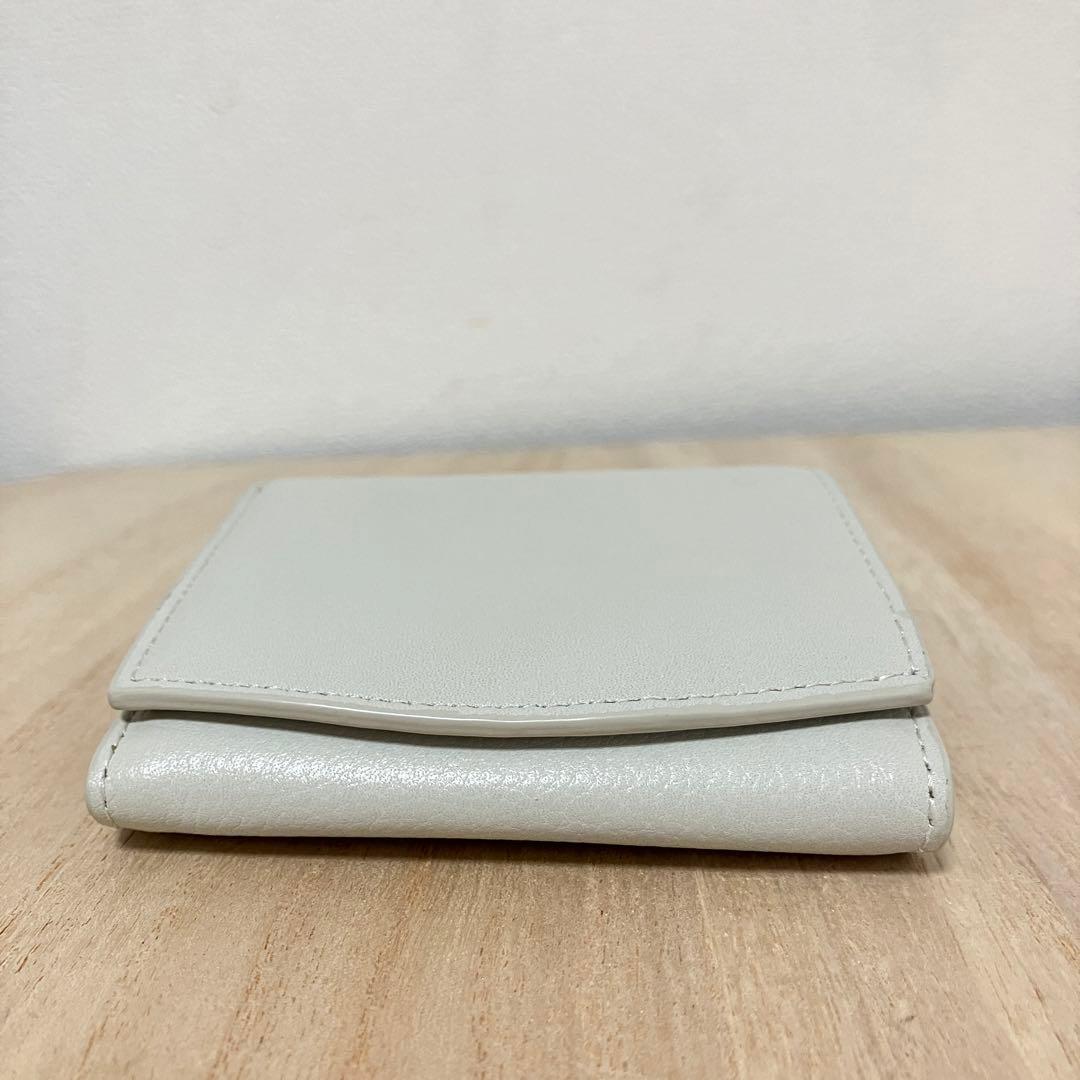 訳あり✨未使用✨マザーハウス✨アーチウォレット✨白✨ 定価19,800円