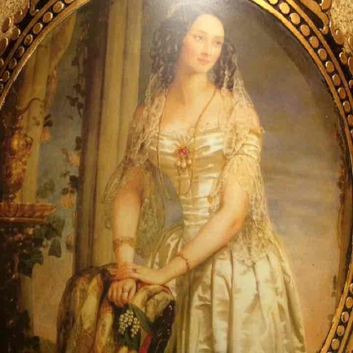 ☆西洋アンティーク 美術品 女性が描かれた壺☆