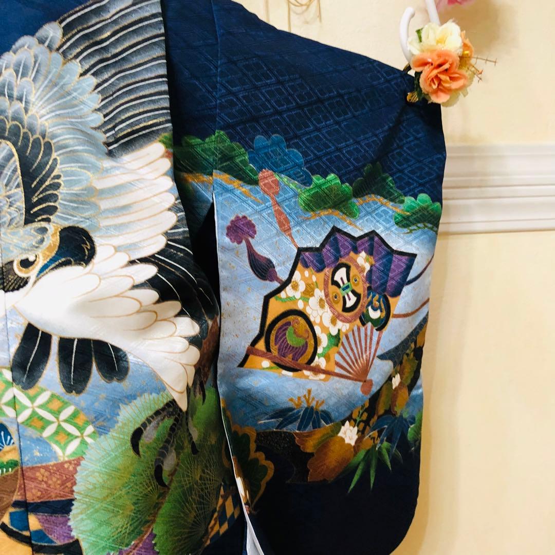 七五三五歳‼️完全️フルセット❤️日本男鷹凛々しい‼️お家からは揃えるなし