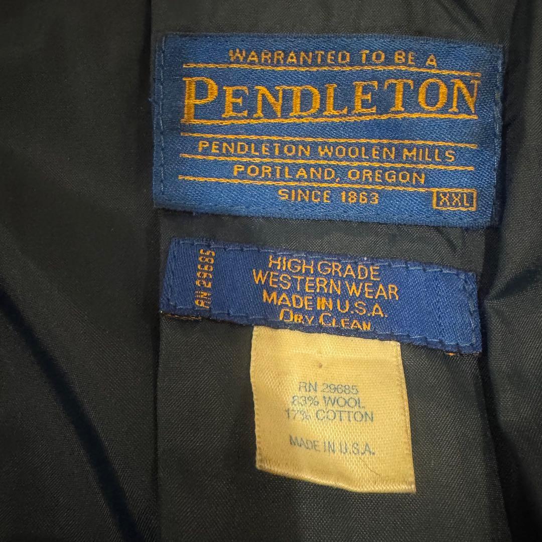 Pendleton ペンドルトンコートウール アメリカ製 チーフジョセフ