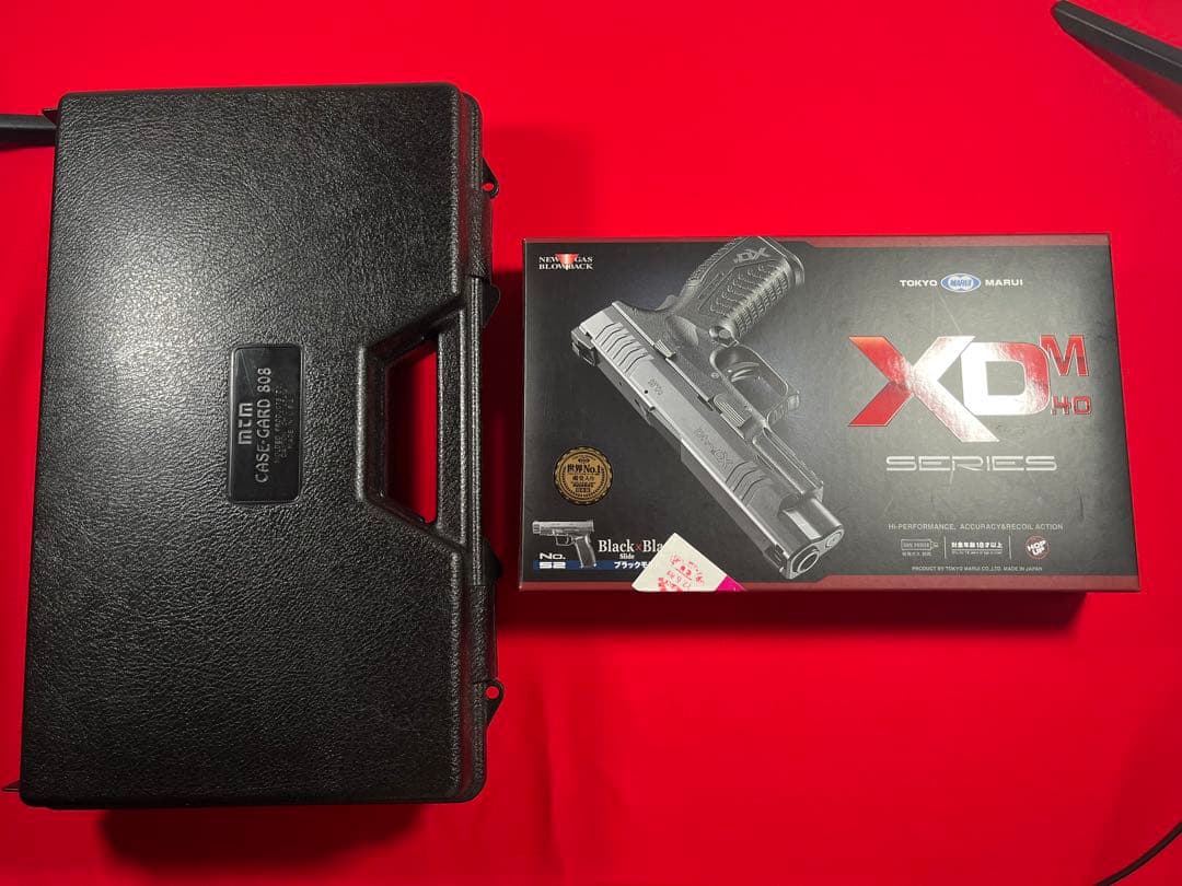 東京マルイ XD-M 10 ガスガン・MTM製 樹脂製ハンドガンケース付