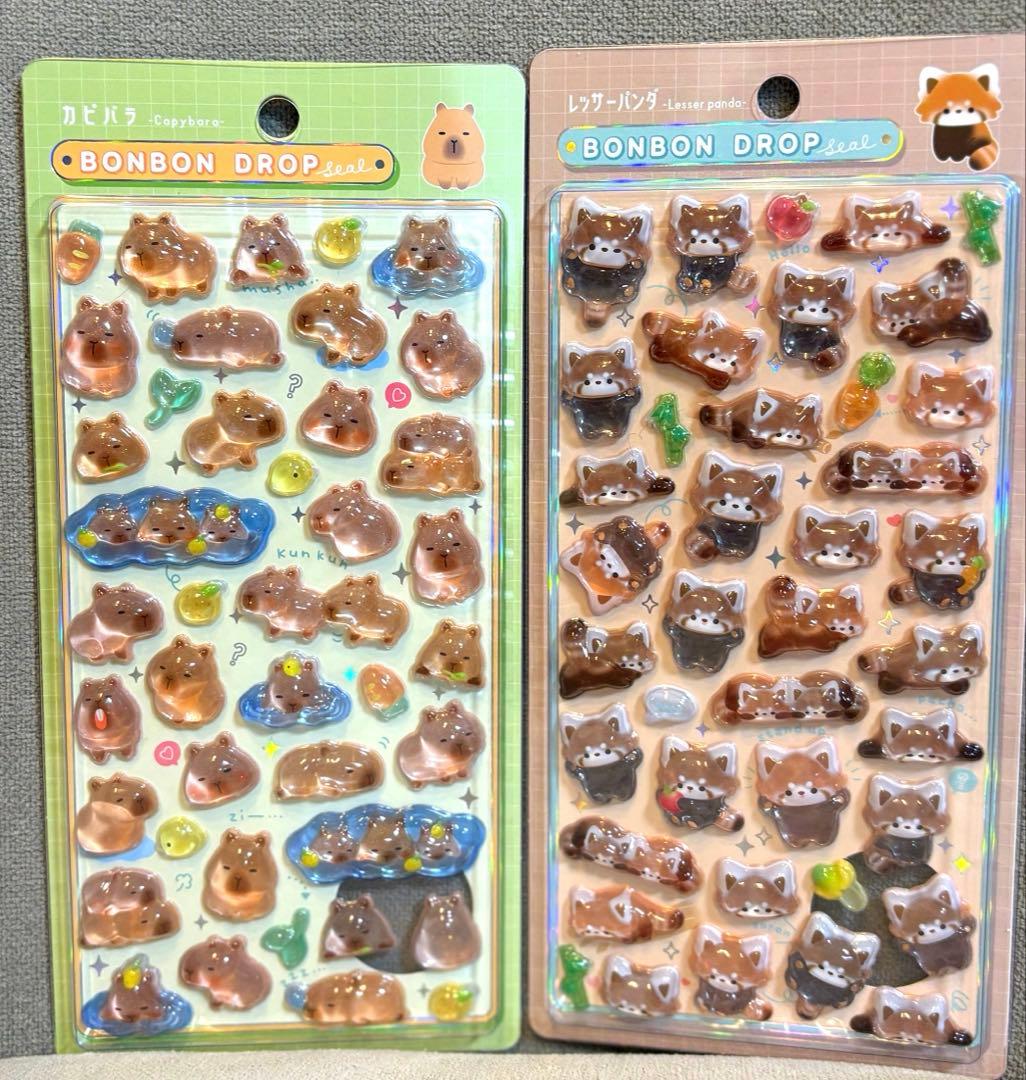 【正規品】ボンボンドロップシール アニマルシリーズ