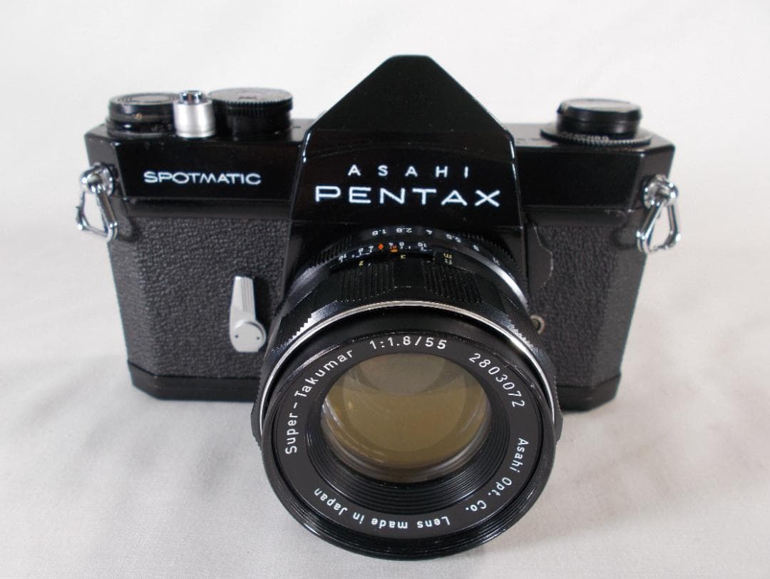 フィルムカメラ 整備済 完動品　Pentax SP + f/1.8　L201