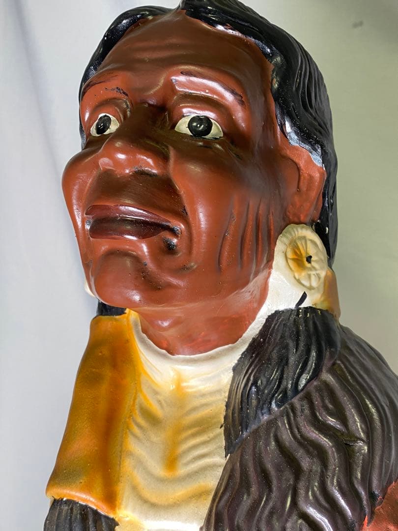 2173❣️ インディアン　女性　オブジェ　看板