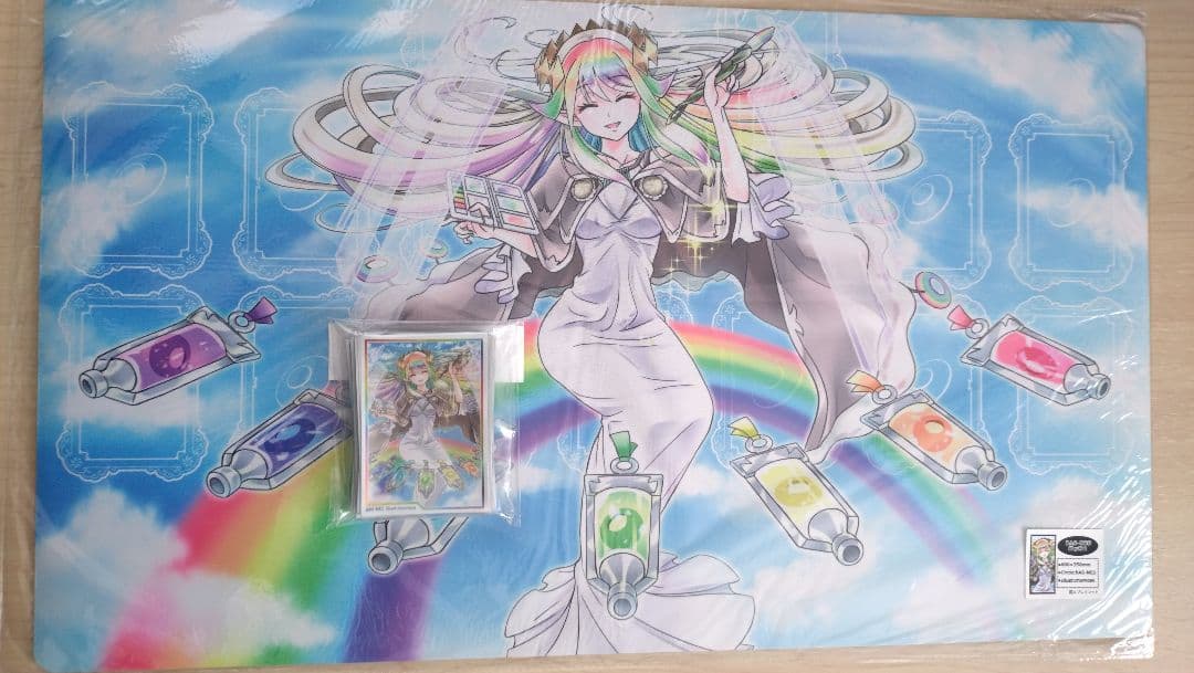 【未開封】遊戯王 虹天気アルシエル 同人 スリーブ プレイマット